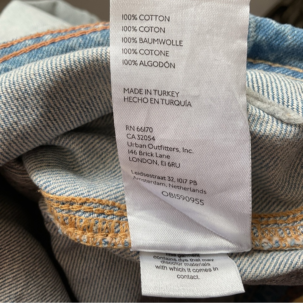Free People Haywire High Rise Cargo Wide Leg Jeans‎ Size 31 - Picture 6 of 8